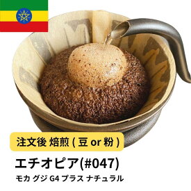 【ふるさと納税】コーヒー #047 モカ グジ G4 プラス ナチュラル 310g 当日焙煎 大山珈琲 （豆または中挽きから選択） | 珈琲 飲料 コーヒー豆 ソフトドリンク 人気 おすすめ 送料無料