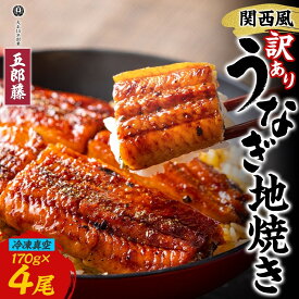 【ふるさと納税】関西風 訳ありうなぎ地焼き 冷凍真空 4尾×170g うなぎ ウナギ タレ 老舗 伝統 蒲焼き 小分け 丑の日 ひつまぶし うな重 お取り寄せ グルメ プレゼント 贈答 贈り物 土用の丑の日 五郎藤 大阪府 堺市 | おすすめ 人気 送料無料