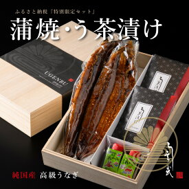 【ふるさと納税】う玄武【純国産うなぎ蒲焼2尾】と【う茶漬け】のセット
