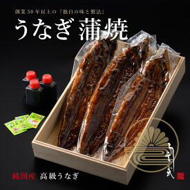 【ふるさと納税】う玄武「純国産うなぎ蒲焼」3尾入