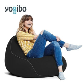 【ふるさと納税】Yogibo Lounger ブラック ヨギボー ラウンジャー 1人掛け 一人暮らし ビーズ ソファ ソファー ビーズソファ ビーズソファー ビーズチェア 家具 インテリア 大阪 大阪府 岸和田市　お届け：入金確認後、約1ヶ月～2か月お時間を頂く場合があります