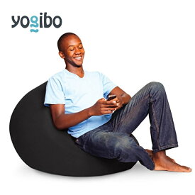 【ふるさと納税】Yogibo Mini ( ヨギボー ミニ ) ブラック [ インテリア 寝具 ファッション ]　お届け：約2週間後発送予定(大型連休除く)