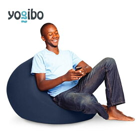 【ふるさと納税】Yogibo Mini ( ヨギボー ミニ ) ネイビーブルー [ インテリア 寝具 ファッション ]　お届け：約2週間後発送予定(大型連休除く)