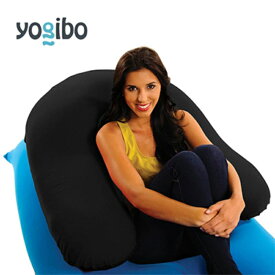【ふるさと納税】Yogibo Support ブラック ヨギボー ヨギボーサポート ビーズクッション クッション ビーズ 授乳クッション 肘置き アームレスト 家具 ベビー用品 赤ちゃん 大阪 大阪府 岸和田市　お届け：入金確認後、約1ヶ月～2か月お時間を頂く場合があります