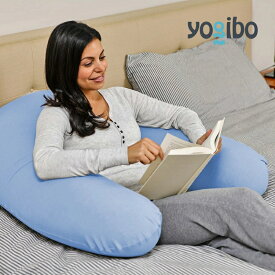 【ふるさと納税】Yogibo Support ペールブルー 青 ヨギボー ヨギボーサポート ビーズクッション クッション ビーズ 授乳クッション 肘置き アームレスト 家具 インテリア 大阪 大阪府 岸和田市　お届け：入金確認後、約1ヶ月～2か月お時間を頂く場合があります