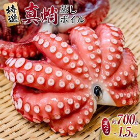 【ふるさと納税】 たこ 真蛸 蒸しボイル 約700g～約1.5kg 1尾～3尾 冷蔵 蛸 タコ 刺身 刺し身 たこ焼き たこやき たこ飯 たこ刺し カルパッチョ 酢の物 まだこ サラダ パスタ 唐揚げ 人気 おすすめ おつまみ 海鮮 魚介【配送不可地域：北海道・沖縄・離島】
