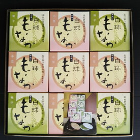 【ふるさと納税】豊中銘菓（白球もなか）9ケ入