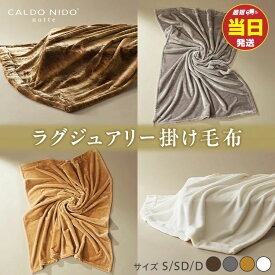 【ふるさと納税】【CALDO NIDO notte3 カルドニードノッテ 3 掛け毛布｜上質な眠り 感動の肌触り なめらかな光沢 極上の暖かさ 職人の技 毛布のまち 泉大津市産【db】[4462-4477]