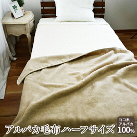 【ふるさと納税】アルパカ毛布 ハーフサイズ [2157]