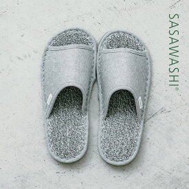 【ふるさと納税】SASAWASHI スリッパ グレー