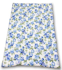 【ふるさと納税】中わた約1.0kg入り！ ウール混掛ふとん シングルロングサイズ(約150×210cm) ブルー色 RWF-151｜高級 オールシーズン [1183]