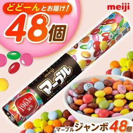 【ふるさと納税】明治 マーブルジャンボ 110g×48個 お菓子 おやつ 駄菓子 チョコレート チョコ マーブル マーブルチョコレート マーブルチョコ 大容量 小分け 個包装 プレゼント 人気 定番 おすすめ 大阪府高槻市/株式会社 丸正高木商店[AOAA038]