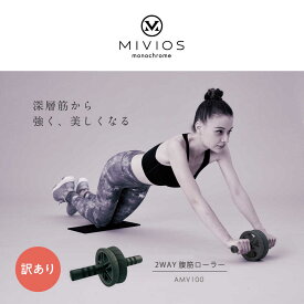 【ふるさと納税】【訳あり】2WAY腹筋ローラー/AMV100[AOAB147] 健康 運動 ダイエット 筋トレ トレーニング シックスパック マット アブローラー ローラー エクササイズローラー 家庭用 自宅 室内 腹筋 静音 5000円以下 人気 おすすめ プレゼント 送料無料 訳あり 訳アリ