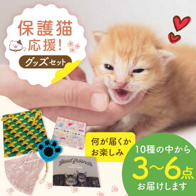 【ふるさと納税】【保護猫応援！】グッズセット（詰め合わせAタイプ）10種類の中から3〜6点 大阪府高槻市/高槻ねこのおうち[AOBR006] 保護猫 支援 動物愛護 猫雑貨 ネコ好き ネコ ねこ 猫 猫グッズ 贈答 プレゼント 贈り物 ギフト 大阪 大阪府 高槻 高槻市