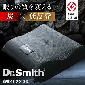 【ふるさと納税】ドクター・スミス 炭枕イレタン ペアセット 寝具 睡眠 熟睡 快眠 枕 まくら 健康 美容 マクラ 大阪府高槻市/株式会社高嶌[AOCG009]