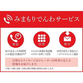 【ふるさと納税】郵便局のみまもりサービス「みまもりでんわサービス（携帯電話）」(12カ月)