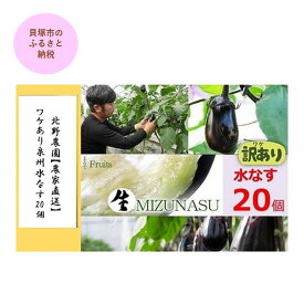 【ふるさと納税】【2025年3月下旬～発送】北野農園【農家直送】ワケあり泉州水なす20個 /訳あり 家庭用 不揃い 規格外 生なす 泉州水なす 水なす 泉州水ナス 水ナス 茄子 | 訳あり 家庭用 不揃い 規格外 生なす 予約品 泉州水なす 水なす 泉州水ナス 水ナス 那子