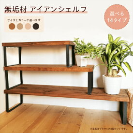 【ふるさと納税】 無垢材とアイアンのシェルフ カラー サイズが選べる リビング 玄関 植物 完成品｜新星金属製作所 大阪府 守口市 [0872r 0874r 0875r 0876r 0882r 0884r 0885r 0886r 0893 0894 0916r 0963r 0976r]