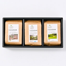 【ふるさと納税】森をまもるコーヒー!竹炭焙煎珈琲　3袋セット(豆)【1014145】