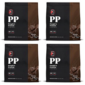 【ふるさと納税】Protein Nationピープルズプロテイン　チョコレート風味　4kg(1kg×4袋セット)【1589999】