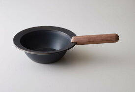 【ふるさと納税】D167　IO フライパンジュウ&ハンドルセット 深型Mサイズ /ウォルナット(クルミ材) 鉄フライパン【フライパン 鉄 藤田金属 FUJITA ジュウ 20cm フライパンセット ガス IH 取っ手が取れる 着脱式 木製 ハンドル おしゃれ 大阪府 八尾】