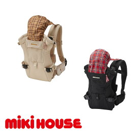 【ふるさと納税】P103 ミキハウス ファーストベビーキャリア(黒・ベージュ)【mikihouse 抱っこひも 抱っこ紐 男の子 女の子 赤ちゃん ベビー ベビー用品 出産 新生児 0歳 3WAY 黒 ブラック ベージュ フード付 ブランド 大阪府 八尾】