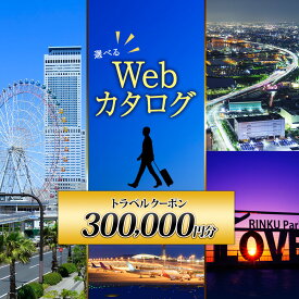 【ふるさと納税】旅行クーポン券 300,000円分 大阪満喫プロジェクト トラベルクーポン 簡単 便利 24時間いつでもWebサイトで予約可能 オーダーメイドツアー型 有効期限 1年 宿泊施設 飲食店 体験サービス 日帰り温泉 観光体験 関西 大阪府 泉佐野市 送料無料