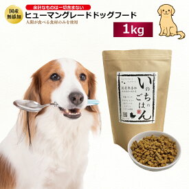 国産無添加ドッグフード いのちのごはん 1kg
