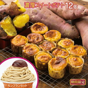 【ふるさと納税】期間限定 特製 スイートポテト 12個 モンブラン 1個 芋匠さのや 人気 セット スイーツ デザート お菓子 おやつ さつまいも 濃厚 カップ 渋皮栗