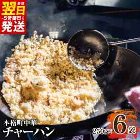【ふるさと納税】極旨 チャーハン 250g × 6袋 本格 町中華 冷凍炒飯 小分け 簡単調理 6人前 中華 冷凍チャーハン 冷凍 パラパラ 弁当 夕食 夜食 レンジ レンチン 中華料理 食品 お取り寄せ お取り寄せグルメ 最短 翌日発送 5営業日 大阪府 泉佐野市 送料無料 年内発送