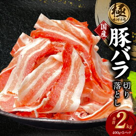 【ふるさと納税】【訳あり】 数量限定 国産 豚バラ 切り落とし 2kg 味付け 豚肉 400g×5P だしタレ付き 万能肉 小分け 部位不揃い 豚汁 炒め物 煮物 肉じゃが 和食 お弁当 生姜焼き 時短調理 冷凍 ストック お取り寄せ お取り寄せグルメ 大阪府 泉佐野市 送料無料 肉の泉佐野