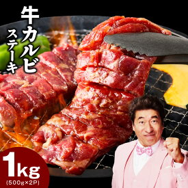 【ふるさと納税】★高評価 カルビ ステーキ 1kg 焼肉用 500g 2P 赤身 バラ 切り落とし 訳あり サイズ不揃い 牛 味付け 肉 焼肉 小分け 冷凍 特製ダレ 氷温熟成牛 牛肉 熟成肉 数量限定 泉佐野市 送料無料 肉の泉佐野