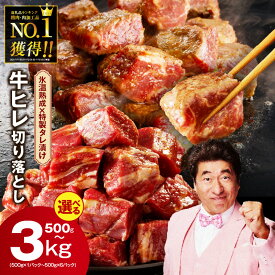 【ふるさと納税】総合1位 やわらか牛ヒレ 切り落とし 500g 〜 3kg 定期便 特製たれ漬け 牛ひれ 訳あり 牛肉 牛ヒレ肉 サイコロステーキ 熟成肉 氷温熟成 楽天限定 31日連続第一位 満足度9割 肉の泉佐野 年内発送 発送月 大阪府 泉佐野市