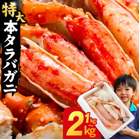 【ふるさと納税】タラバガニ 特大 選べる 1kg / 2kg 訳あり 本タラバ 生タラバ 規格外 サイズ不揃い 昆布仕立て ボイル済 脚 蟹爪 簡単 弾力 カニ鍋 焼きガニ カニ雑炊 蟹しゃぶ 魚介類 海の幸 海鮮 冷凍 ランキング急上昇中 発送月 大阪府 泉佐野市 送料無料 圧倒的企業努力