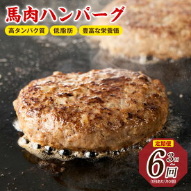 【ふるさと納税】馬肉ハンバーグ 120g × 10個 選べる 定期便 3回 / 6回 個包装 ハンバーグ 馬肉 高タンパク 低脂肪 鉄分 健康志向 栄養豊富 ヘルシー 旨み 便利 簡単調理 おかず お弁当 惣菜 焼くだけ 冷凍 大阪府 泉佐野市 送料無料 肉の泉佐野