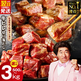 【ふるさと納税】 最短翌日発送 やわらか 牛ヒレ 切り落とし 訳あり サイズ不揃い 氷温熟成×特製ダレ 選べる 発送月 500g ～ 3kg 定期便 小分け パック 牛肉 ヒレ肉 牛ヒレ肉 サイコロステーキ 冷凍 肉の泉佐野 5営業日 総合1位 大阪府 泉佐野市 送料無料 圧倒的企業努力