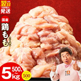 【ふるさと納税】最短翌日発送 国産 鶏肉もも カット済み 500g ～ 5kg 選べる 発送月 氷温熟成 極味付け 小分け 普段使い カット 肉 鶏肉 丸善味わい加工 ふるさと納税オリジナル 訳あり サイズ不揃い 5営業日 泉佐野市 送料無料 肉の泉佐野