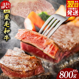 【ふるさと納税】黒毛和牛 400g / 800g リブロース サーロイン ステーキ 切り落とし 氷温熟成 極味付け A4ランク 国産 牛肉 サイズ不揃い 規格外 熟成肉 限定 発送月 最短 翌日発送 5営業日 大阪府 泉佐野市 送料無料 肉の泉佐野 訳あり