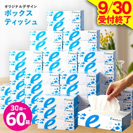 【ふるさと納税】【9/30受付終了】 ボックスティッシュ 選べる 30箱 60箱 400枚 200組 パルプ100% TVで紹介 eスポーツ応援 オリジナルデザイン ランキング急上昇中 ティッシュ ペーパー 丈夫 なめらか 防災 備蓄 ストック 日用品 消耗品 生活用品 大阪府 泉佐野市 送料無料