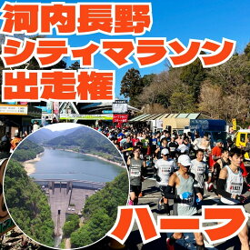 【ふるさと納税】河内長野市シティマラソン　ハーフの部（21.0975km）　出走権