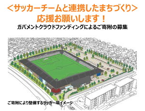 【ふるさと納税】サッカー まちづくり 支援 河内長野 大阪 スペランツァ大阪 スポーツ振興 「サッカーチームと連携したまちづくり」を応援してください(ガバメントクラウドファンディン