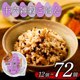 【ふるさと納税】 十六雑穀ごはん ご飯パック 160g 12個~72個 定期便 定期 お米 レトルト 食品 無添加 国産 レンジ 簡単 温めるだけ ギフト 引っ越し 挨拶 内祝い お歳暮 12個 24個 48個 72個 常温 備蓄 災害 健康 美容 ヘルシー 大阪府 松原市