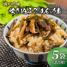 【ふるさと納税】 訳あり 選べる種類 炊き込みご飯 の素 わかめ 椎茸 木耳 3合用×5袋 昆布 こんぶ 海藻 きのこ きくらげ おにぎり 米 魚介 貝 手軽 調理 時短 具だくさん お弁当 ごはんのお供 ご飯 お米 ごはん 出汁 大阪府 松原市
