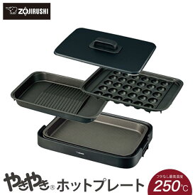 【ふるさと納税】象印 ホットプレート 「 やきやき 」 EAKK30-BA ブラック | ホット プレート 焼肉 焼き肉プレート たこ焼きプレート たこ焼き器 たこやき 家電 電化製品 生活家電 キッチン家電 調理家電 深型 人気　おすすめ 送料無料 大東市