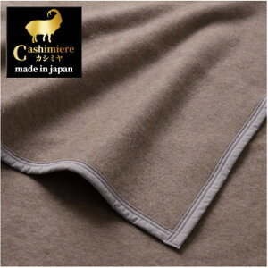 【ふるさと納税】【ダブルサイズ】繊維の宝石カシミヤ100%(毛羽部分)毛布 CS-15D BE【1433588】