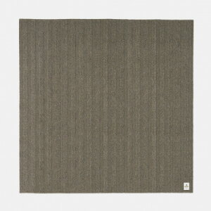 【ふるさと納税】ウールラグ/Fisherman's Court GREY 200×200cm【1500332】