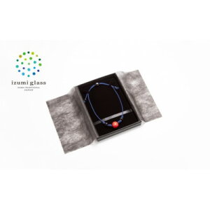 【ふるさと納税】大正10年創業井阪硝子のトンボ玉ネックレス:簡易箱 【AN088】【1498838】