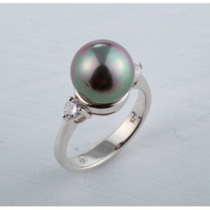 【ふるさと納税】貝パールのシルバーリング・ピーコック(9号)【配送不可地域:沖縄県】【1501905】