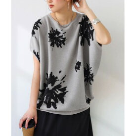 【ふるさと納税】【ANTIQUA/アンティカ】ドルマンニットトップス 半袖(PN-00491-15-Onesize)【1639357】