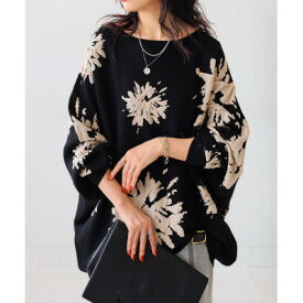 【ふるさと納税】【ANTIQUA/アンティカ】ドルマンニット ニット トップス 長袖(PN-00466-05-F)【1639365】